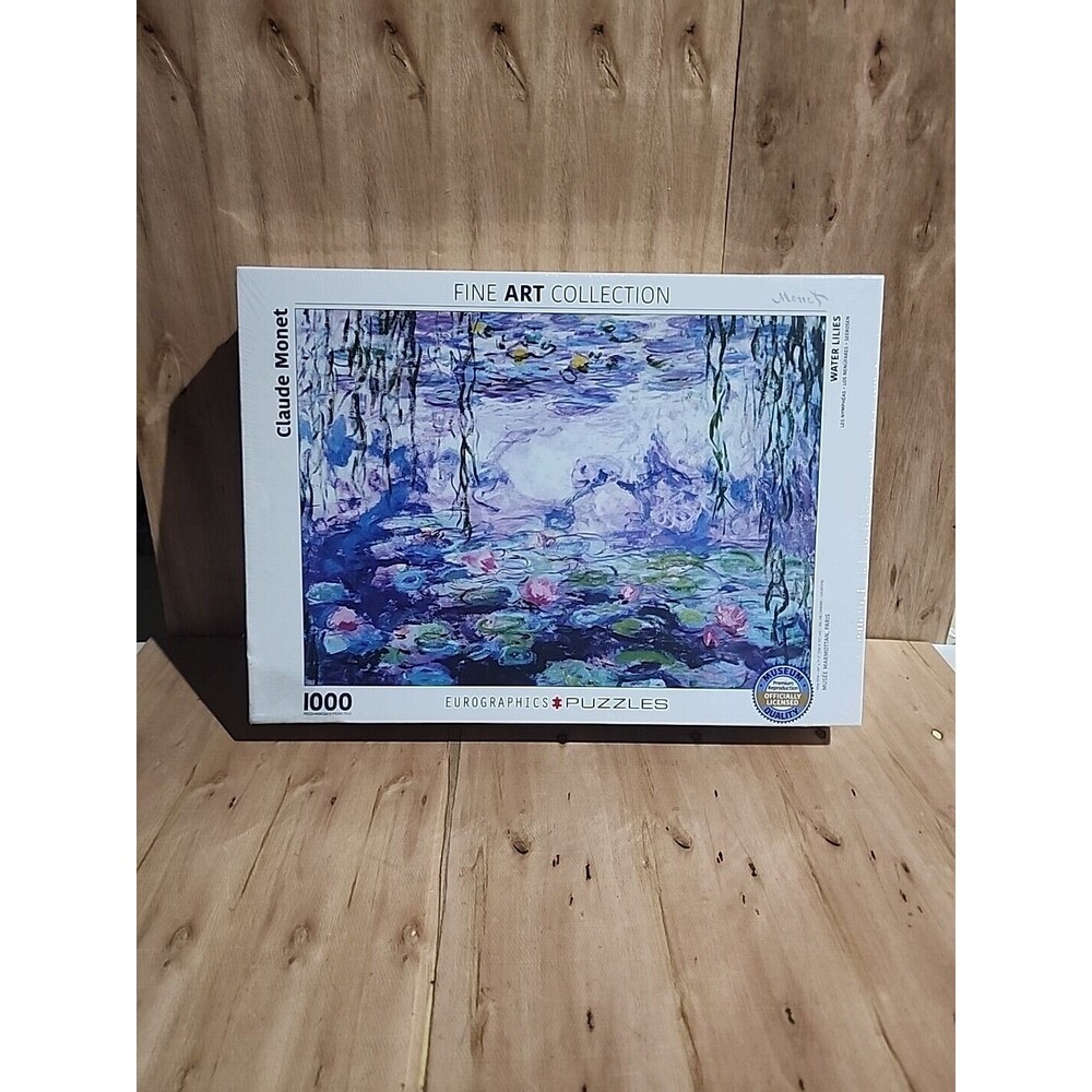 Eurographics Fine Art Collection CLAUDE MONET "Water Lilies" 1000 Pcs Puzzle 🧩